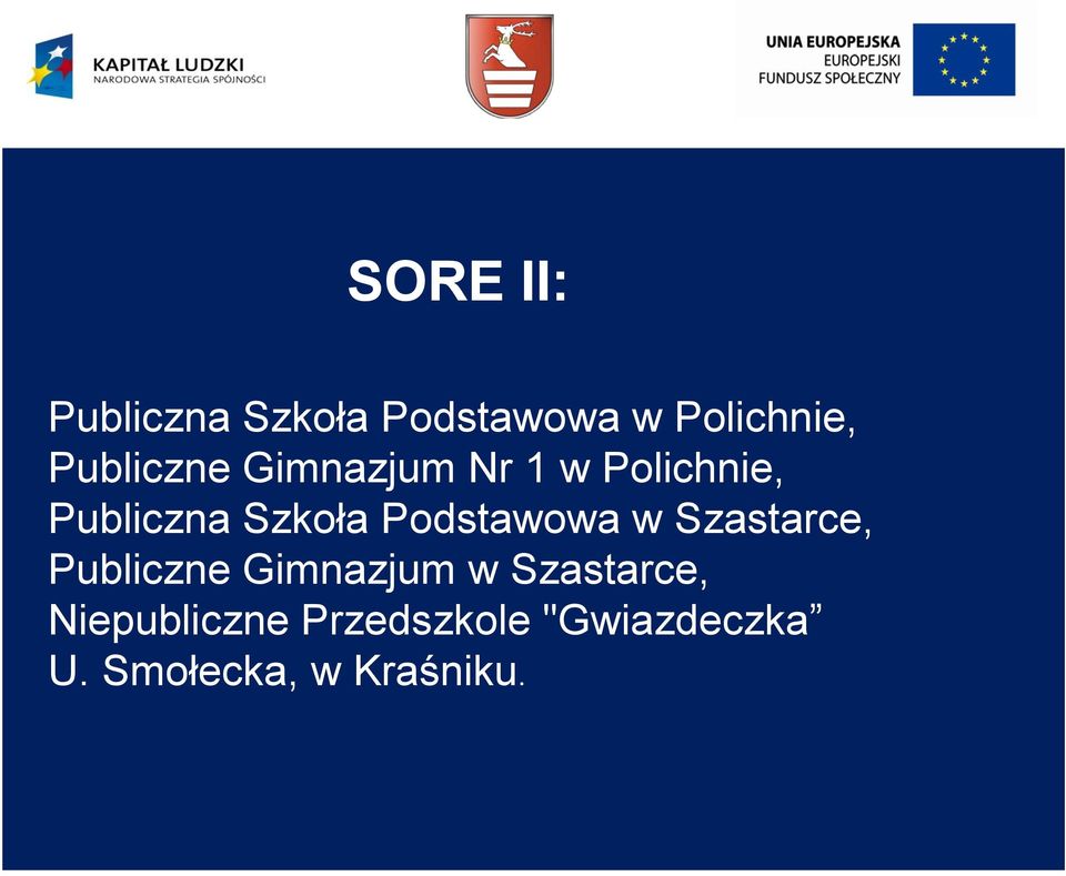 Podstawowa w Szastarce, Publiczne Gimnazjum w