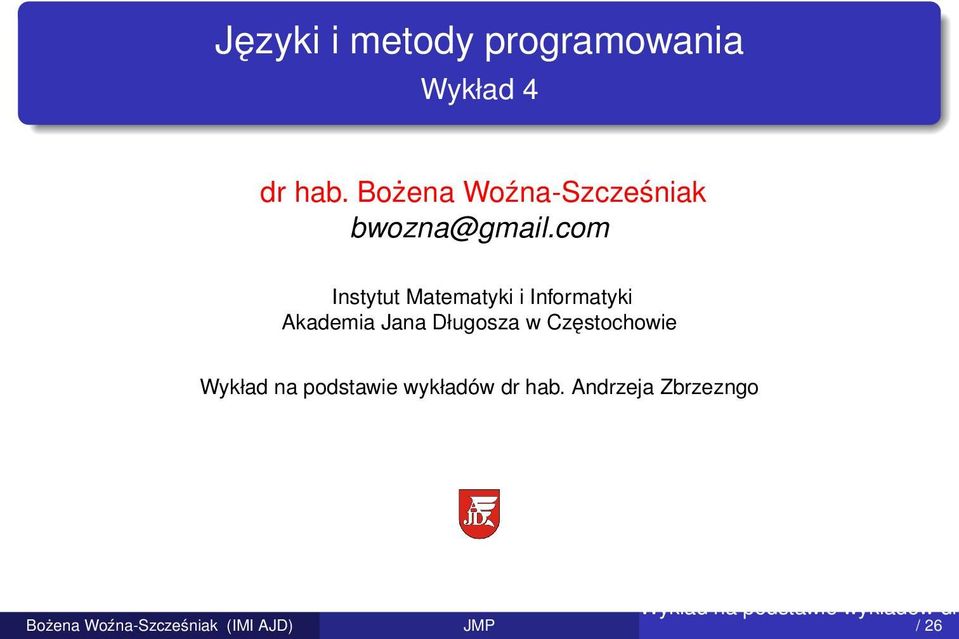 com Instytut Matematyki i Informatyki