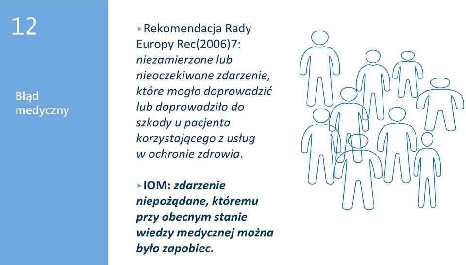 szkody u pacjenta korzystającego z usług w ochronie zdrowia.