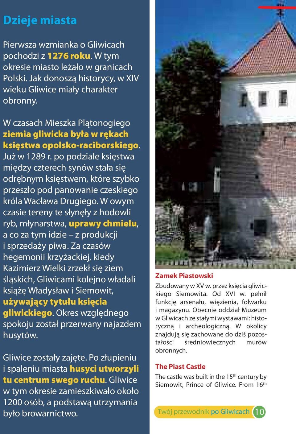 po podziale księstwa między czterech synów stała się odrębnym księstwem, które szybko przeszło pod panowanie czeskiego króla Wacława Drugiego.