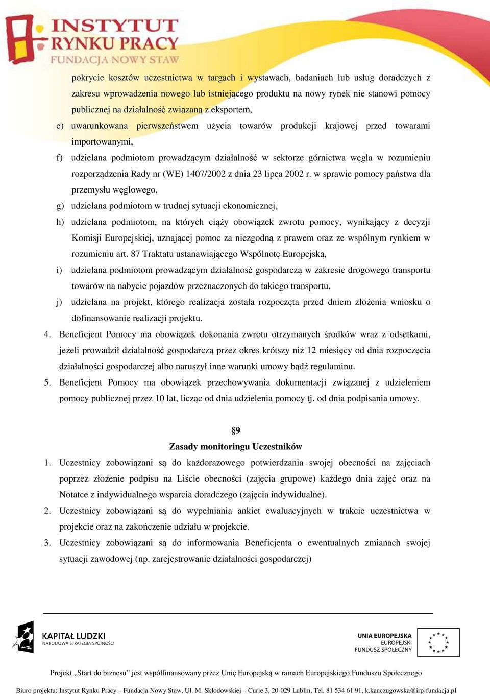 rozumieniu rozporządzenia Rady nr (WE) 1407/2002 z dnia 23 lipca 2002 r.