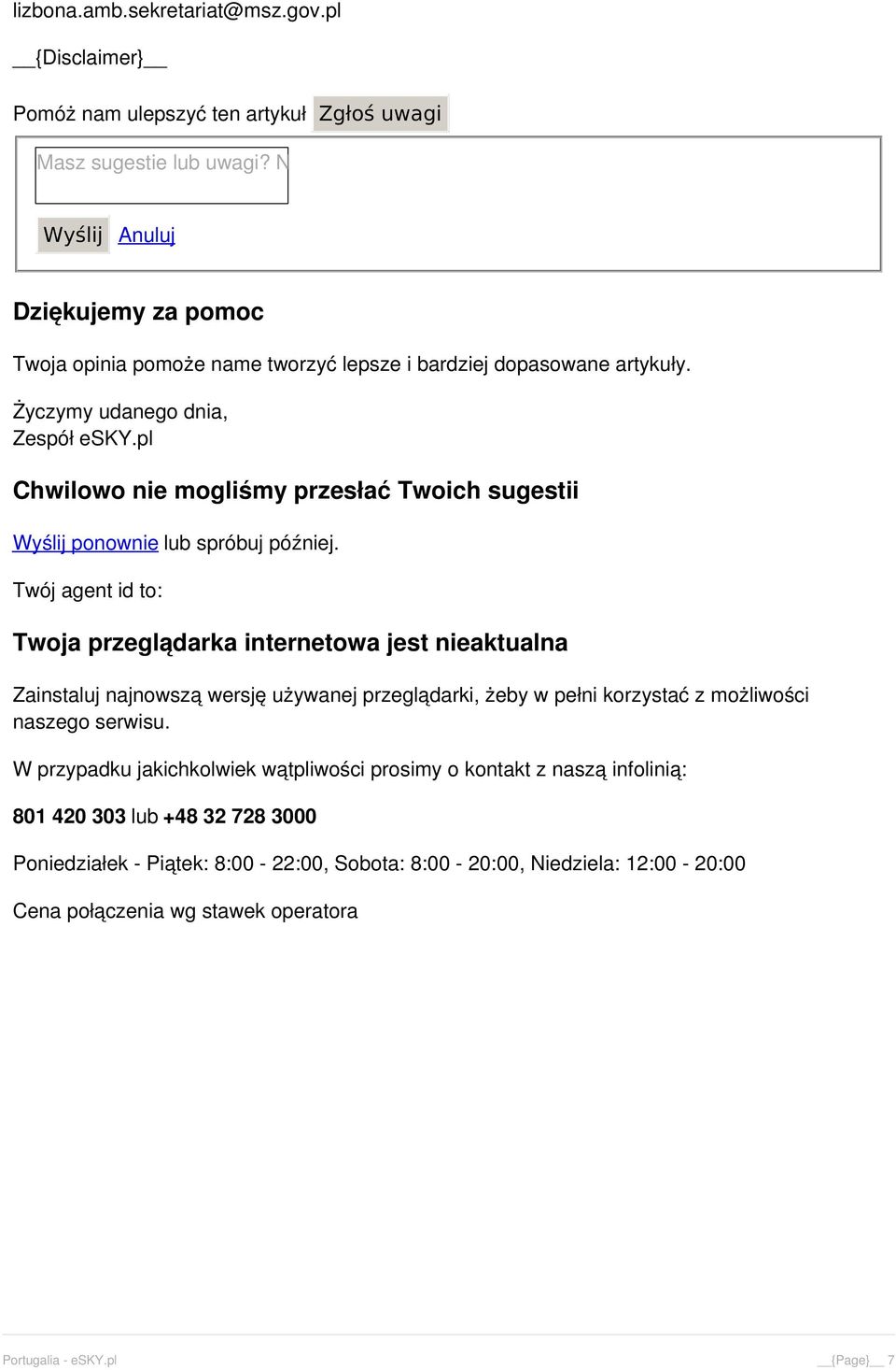 pl Chwilowo nie mogliśmy przesłać Twoich sugestii Wyślij ponownie lub spróbuj później.