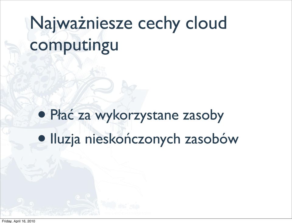 za wykorzystane zasoby