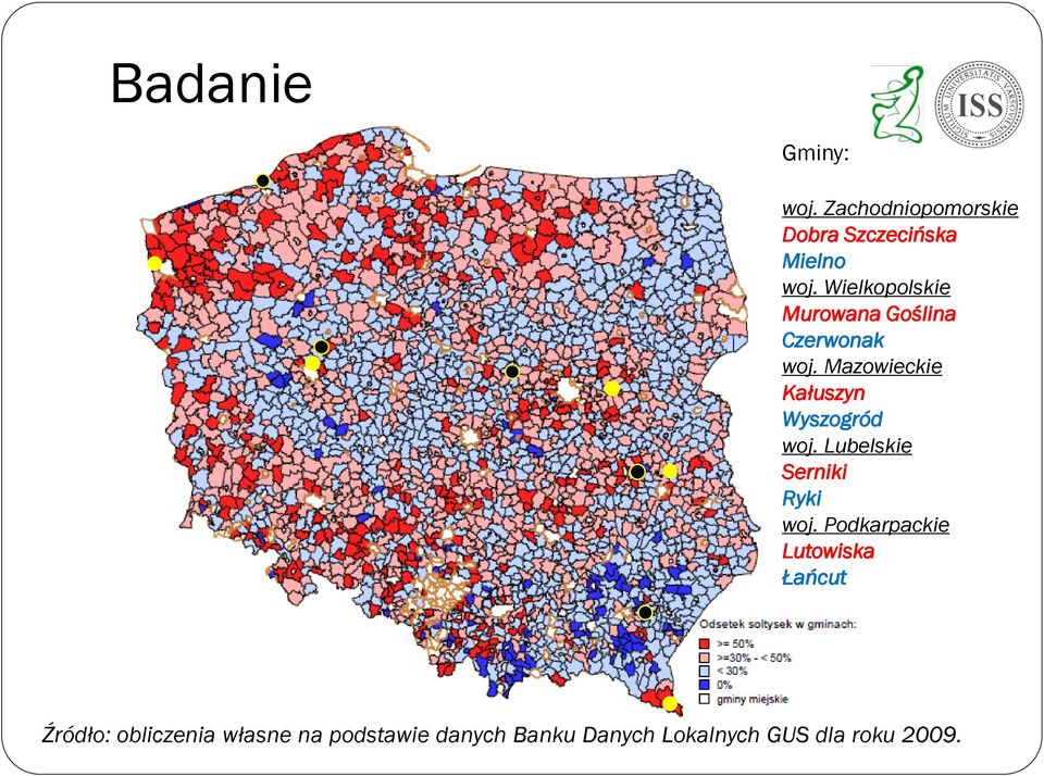 Mazowieckie Kałuszyn Wyszogród woj. Lubelskie Serniki Ryki woj.