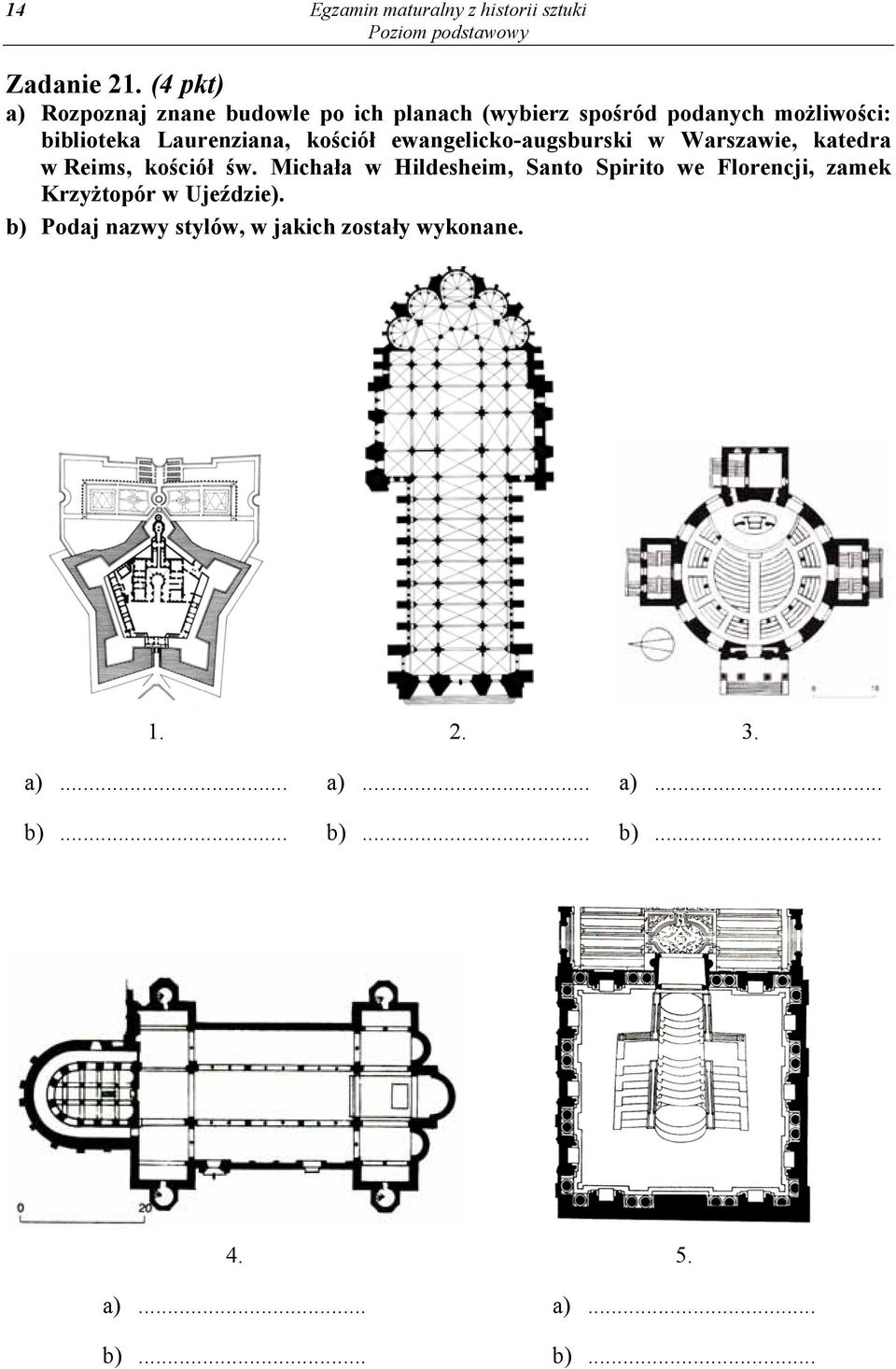 biblioteka Laurenziana, kościół ewangelicko-augsburski w Warszawie, katedra w Reims, kościół