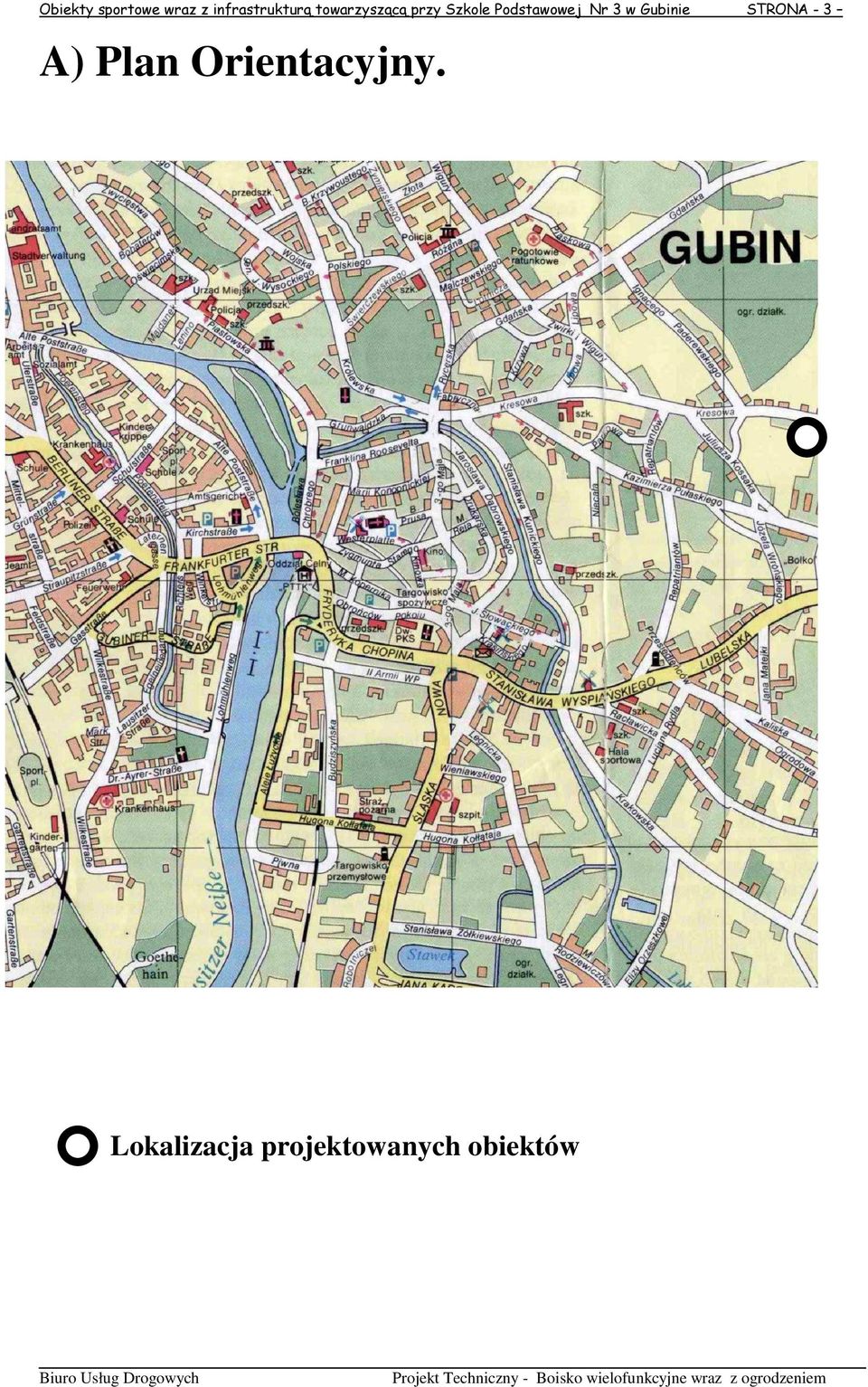 3 w Gubinie STRONA - 3 A) Plan