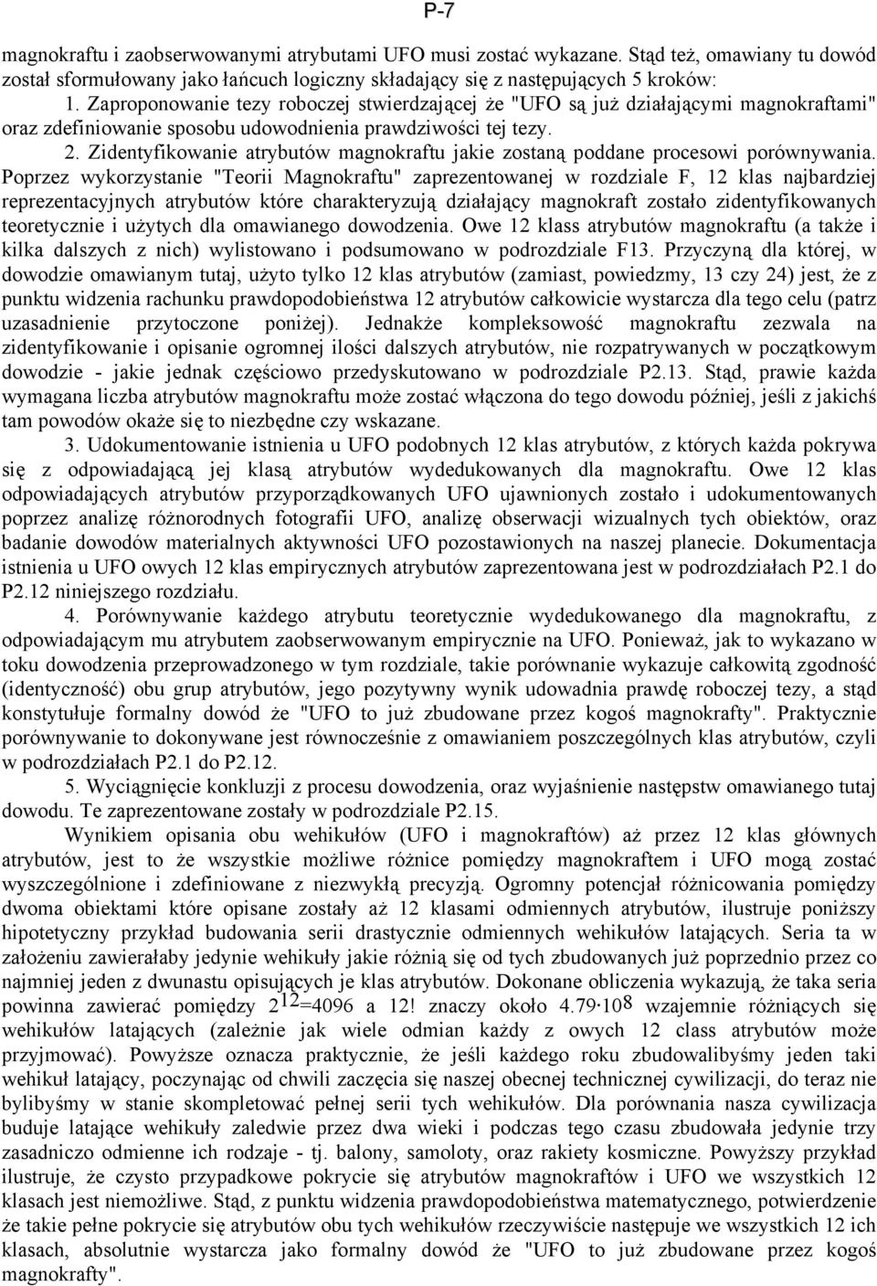 Zidentyfikowanie atrybutów magnokraftu jakie zostaną poddane procesowi porównywania.