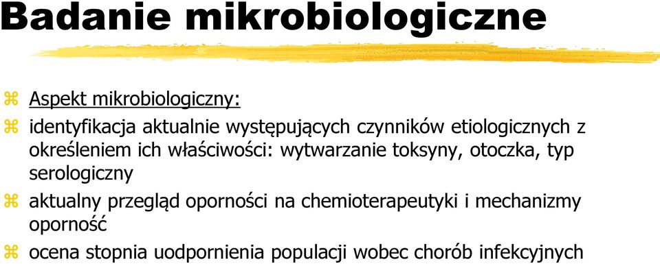 wytwarzanie toksyny, otoczka, typ serologiczny aktualny przegląd oporności na