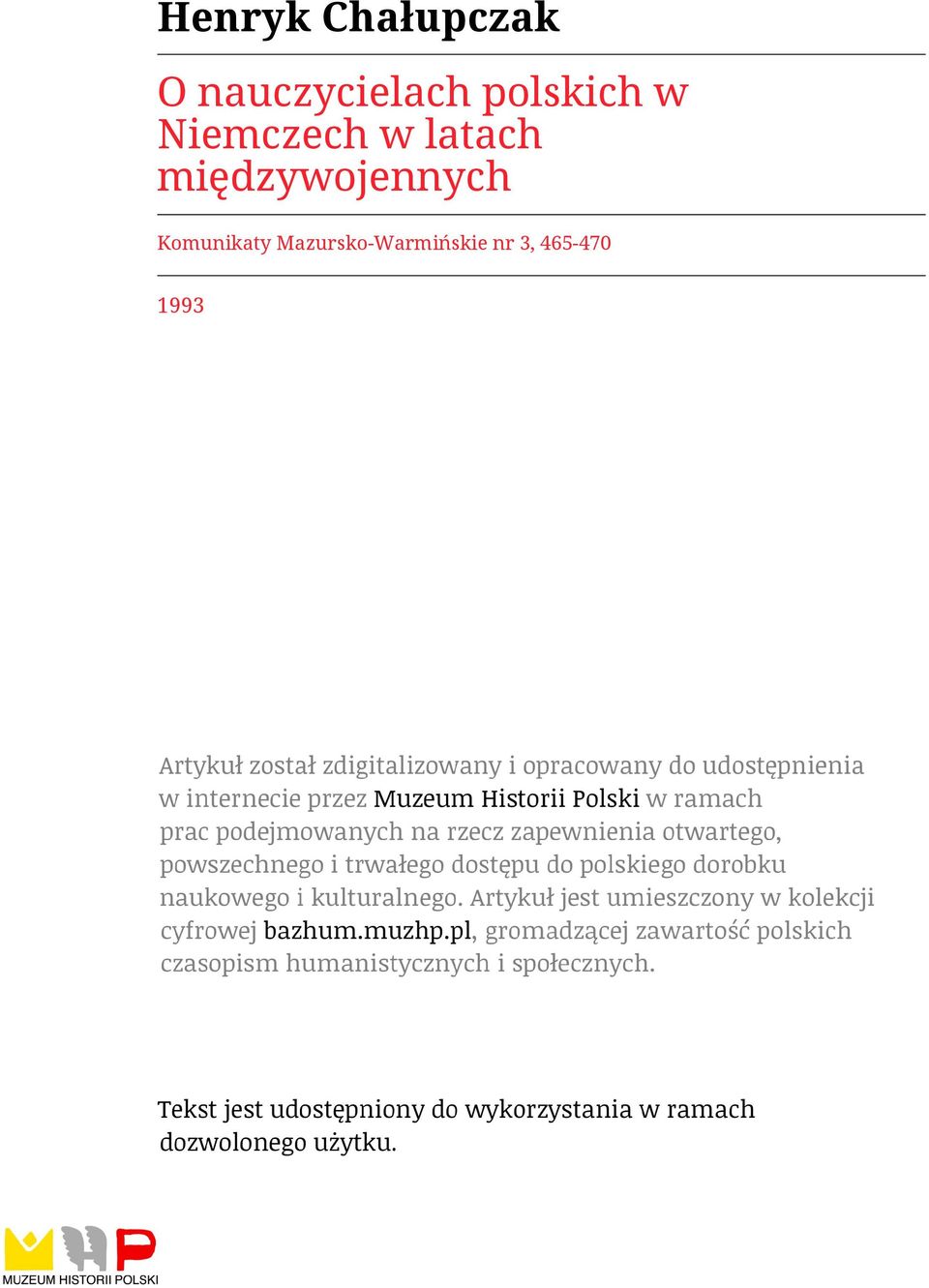 Niemczech w latach