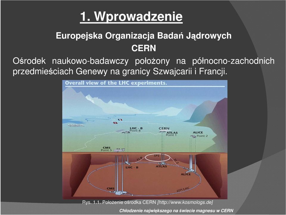 Genewy na granicy Szwajcarii i Francji. Rys. 1.