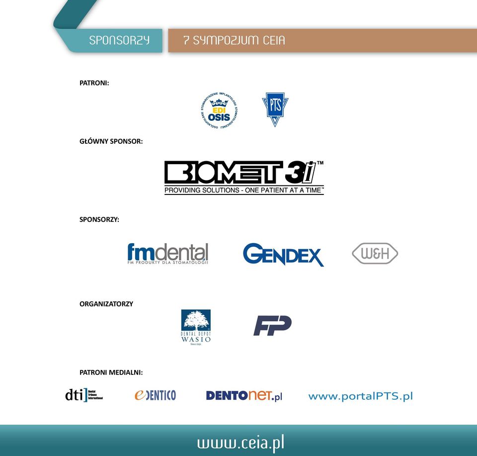 SPONSORZY: ORGANIZATORZY