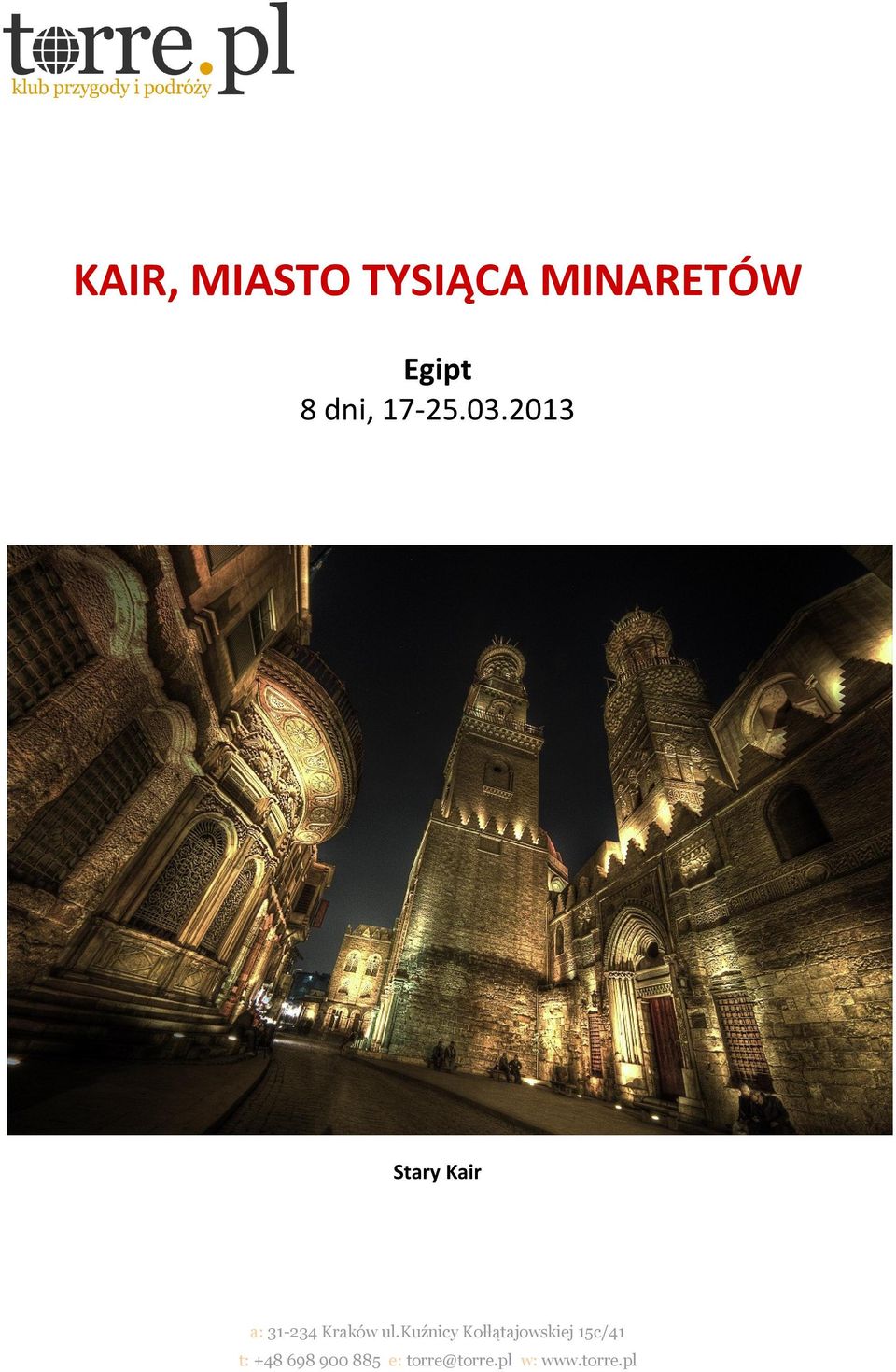 MINARETÓW Egipt