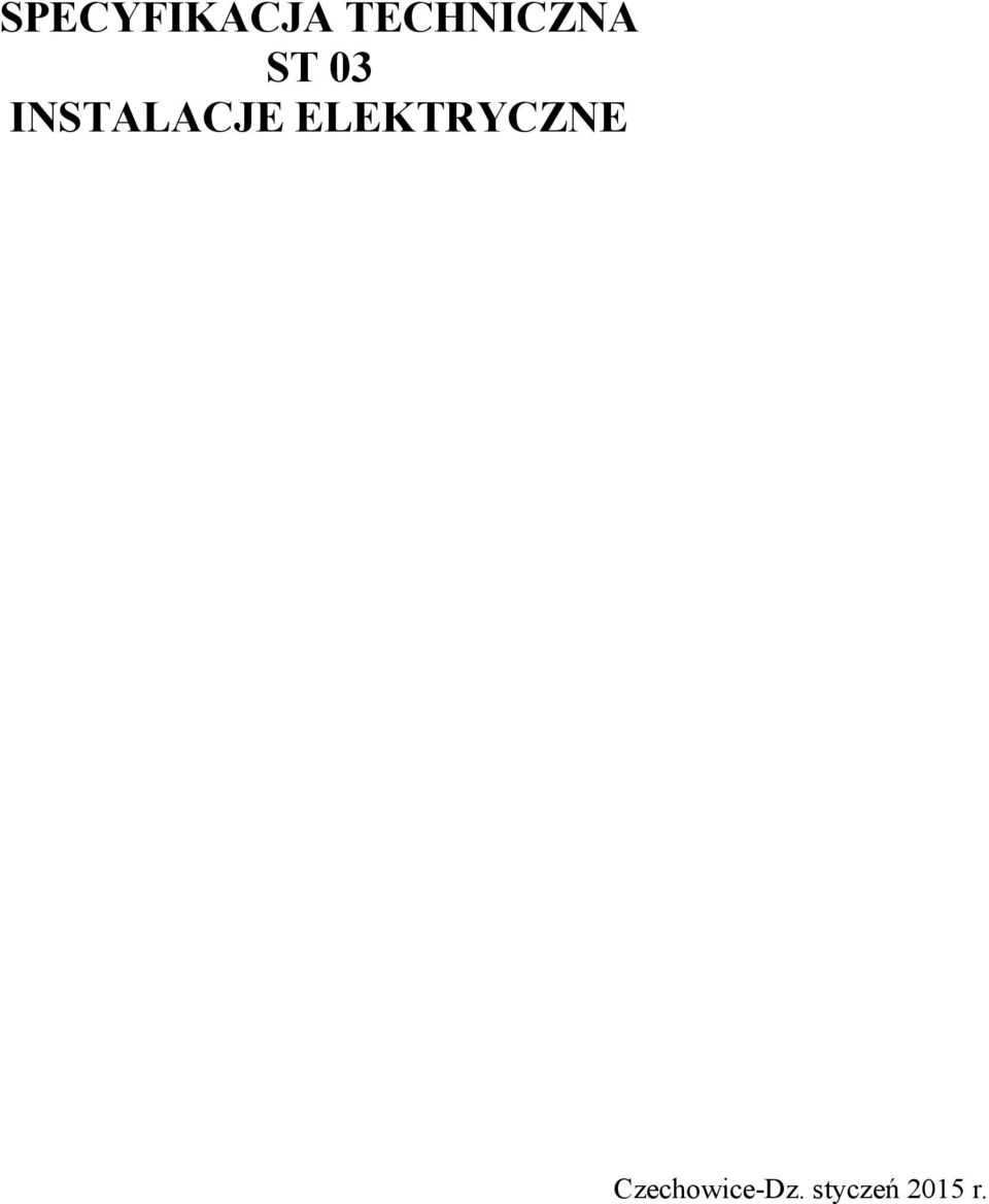 INSTALACJE