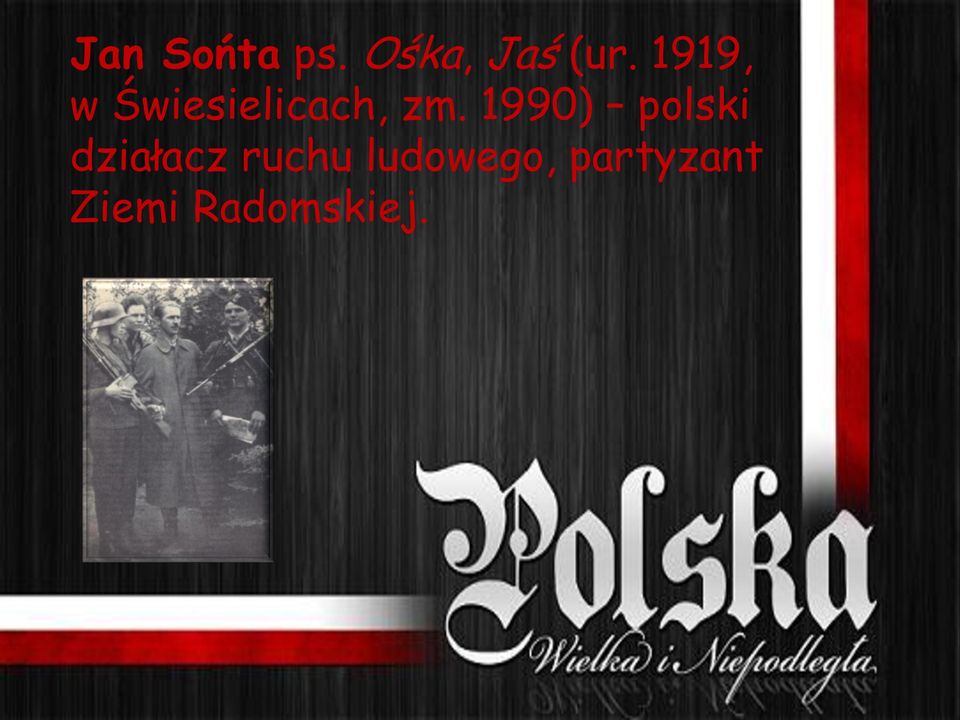 1990) polski działacz ruchu