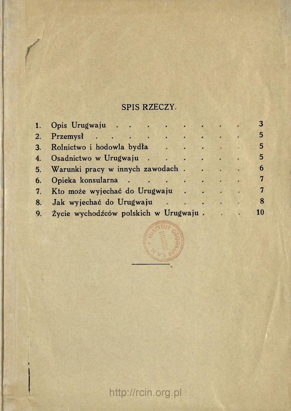 Warunki pracy w innych zawodach. 6. Opieka konsularna.... 7.