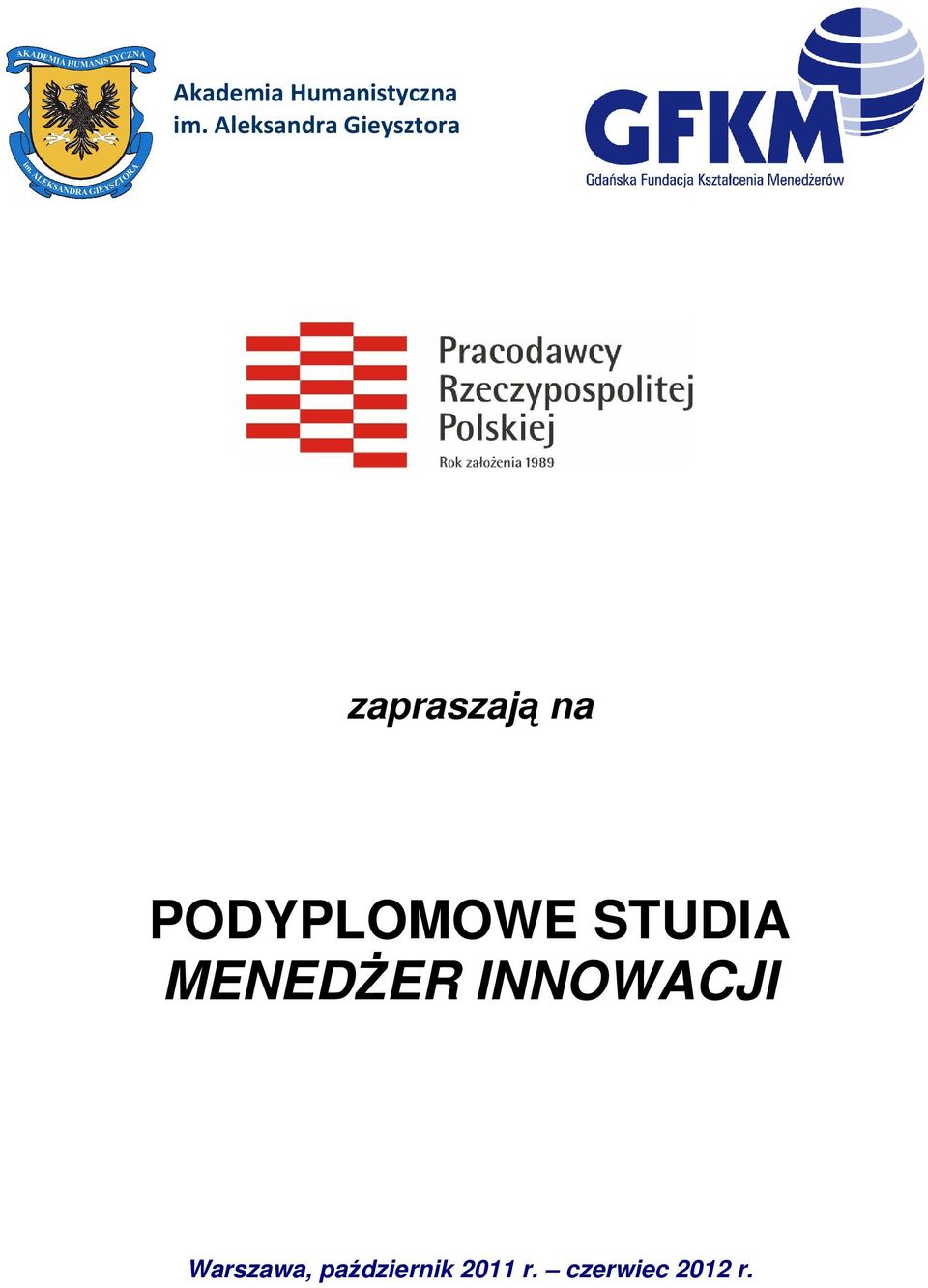 PODYPLOMOWE STUDIA MENEDŻER