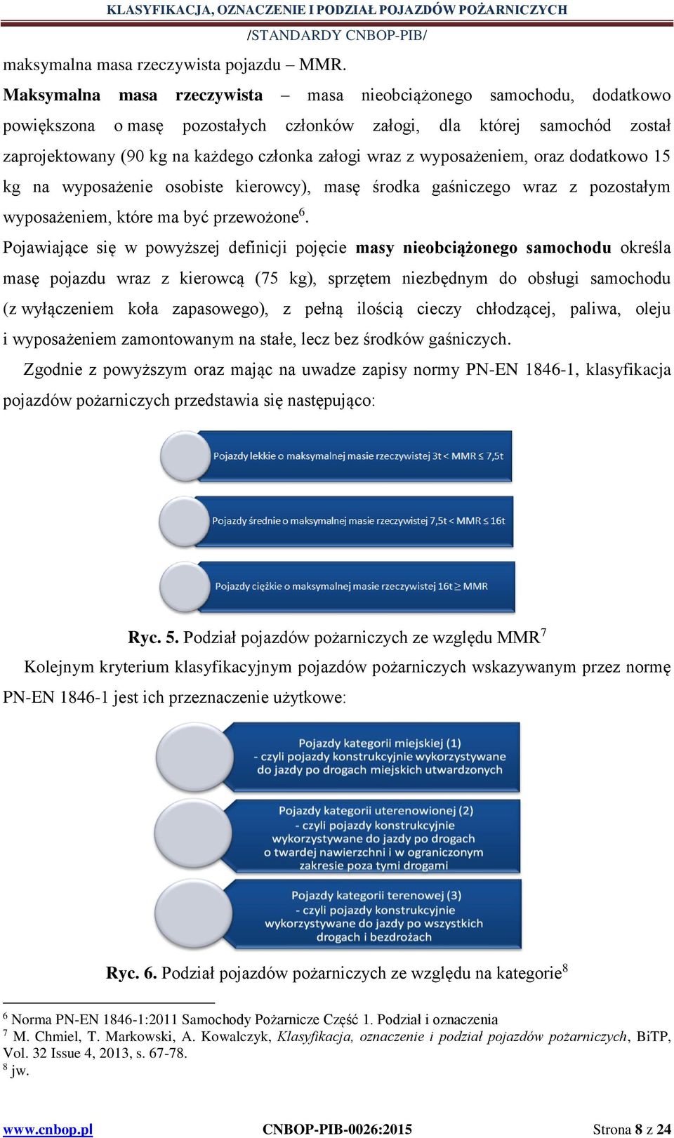 wyposażeniem, oraz dodatkowo 15 kg na wyposażenie osobiste kierowcy), masę środka gaśniczego wraz z pozostałym wyposażeniem, które ma być przewożone 6.