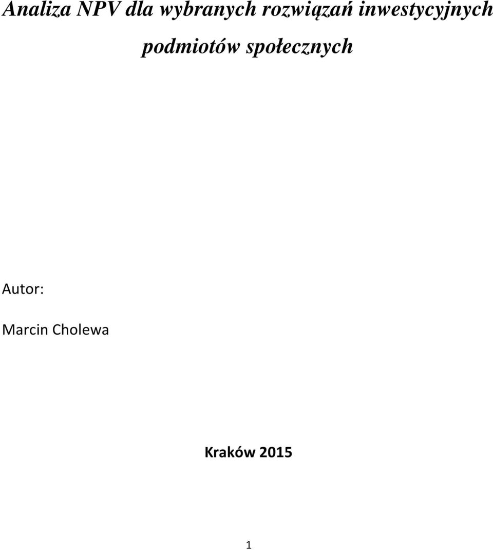 podmiotów społecznych