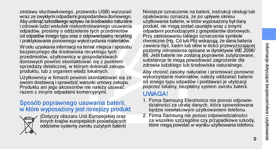 recykling i praktykowanie ponownego wykorzystania materiałów.