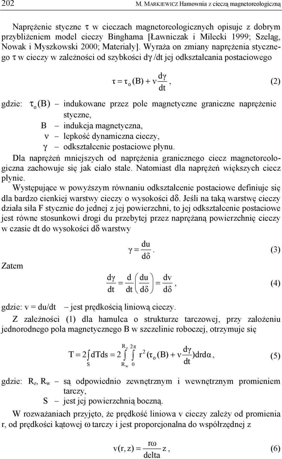 Myszkowski 2000; Materiały].
