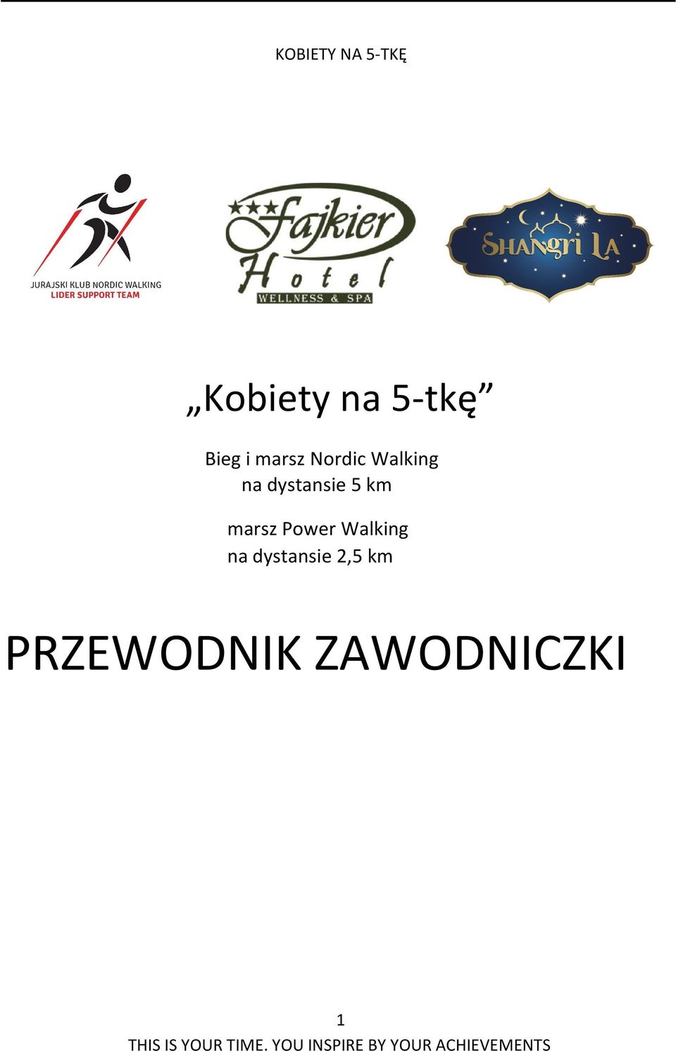 km marsz Power Walking na