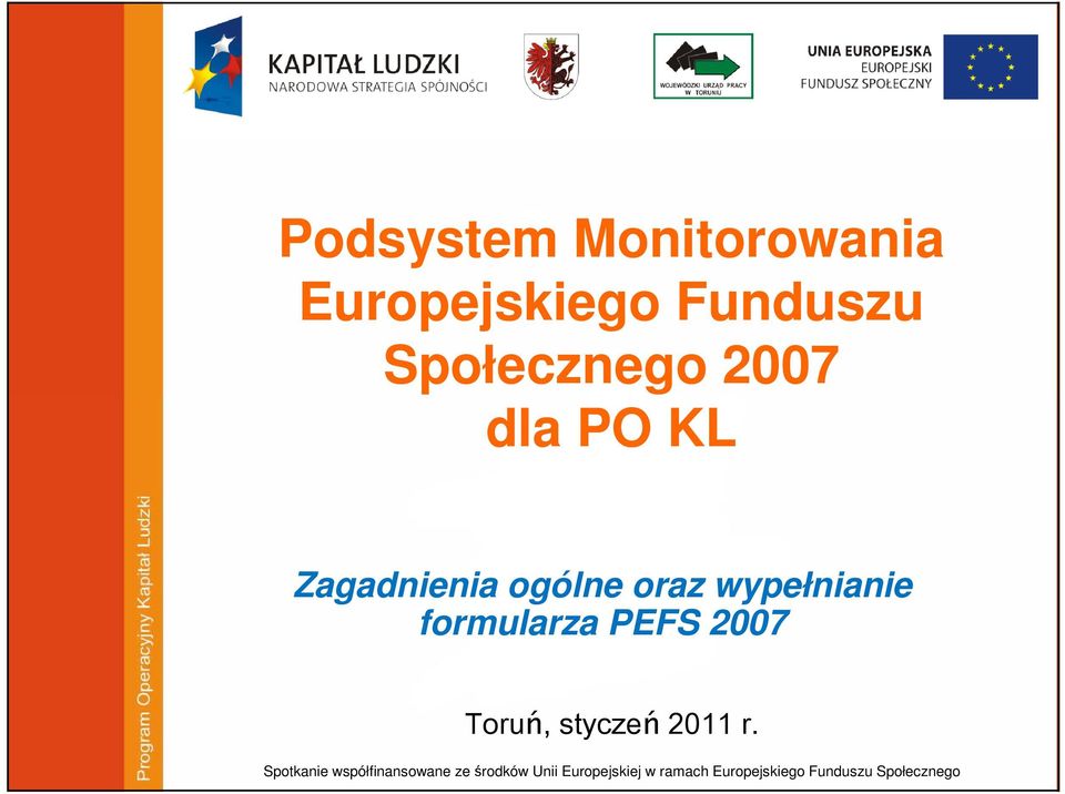 2007 Toruń, styczeń 2011 r.