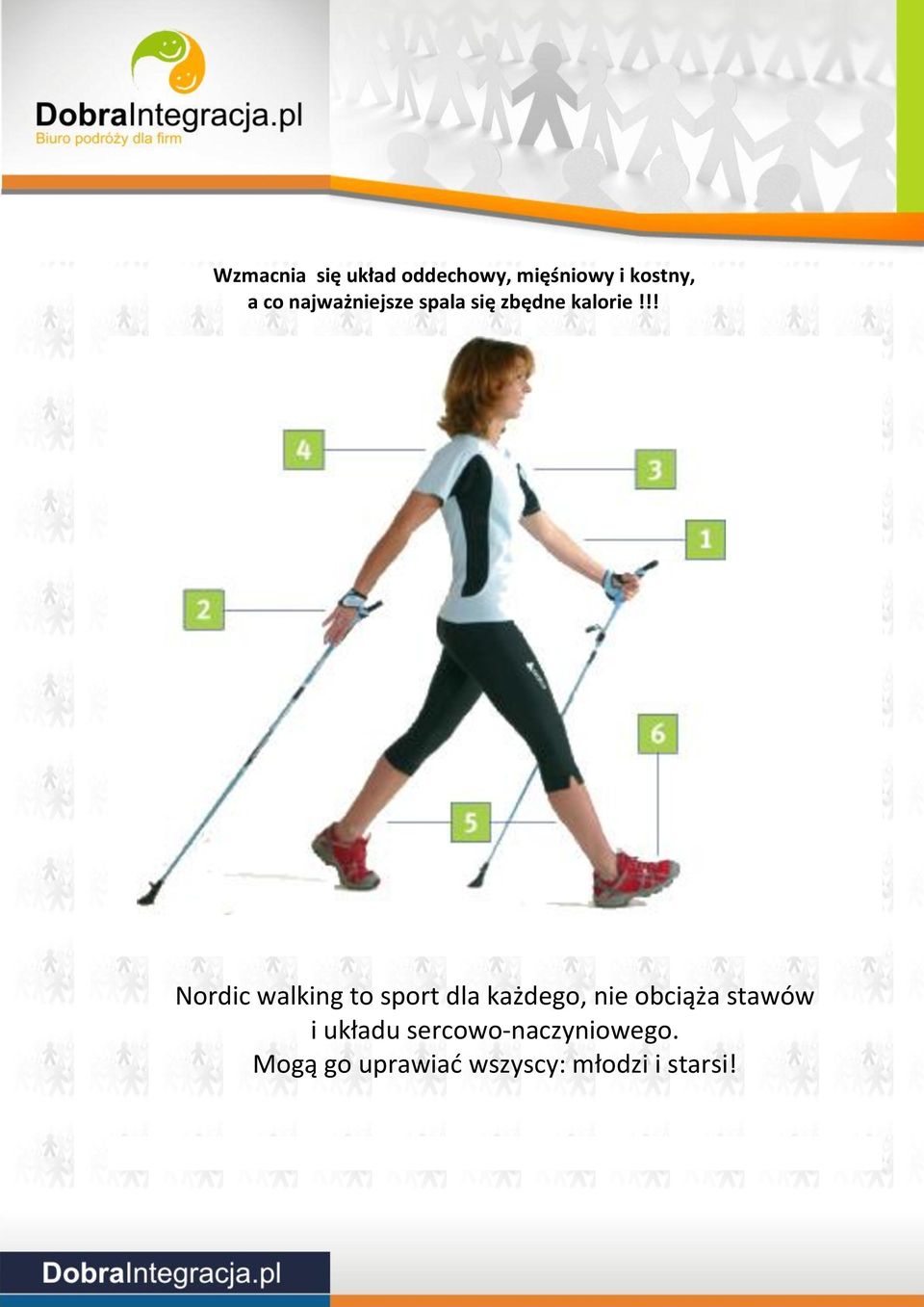 !! Nordic walking to sport dla każdego, nie obciąża