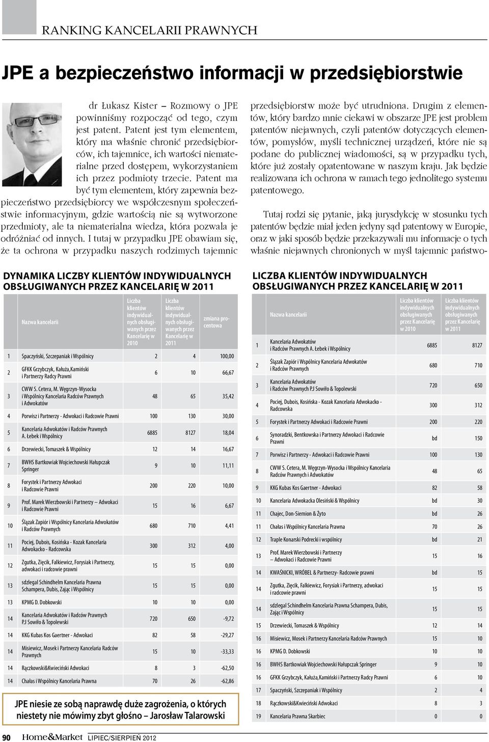 Patent ma być tym elementem, który zapewnia bezpieczeństwo przedsiębiorcy we współczesnym społeczeństwie informacyjnym, gdzie wartością nie są wytworzone przedmioty, ale ta niematerialna wiedza,