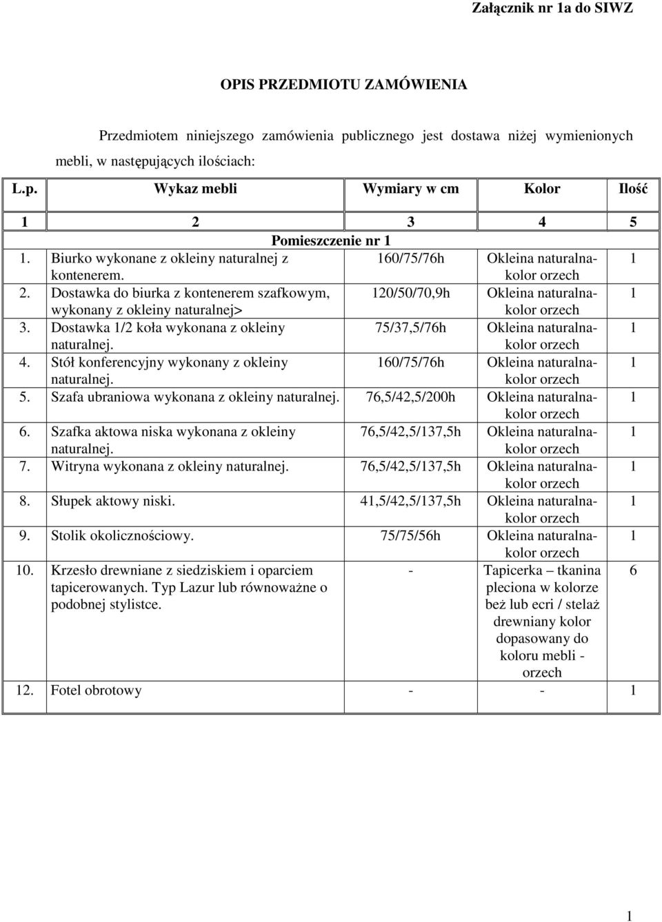 Dostawka do biurka z kontenerem szafkowym, 120/50/70,9h Okleina naturalna- 1 wykonany z okleiny naturalnej> kolor orzech 3.