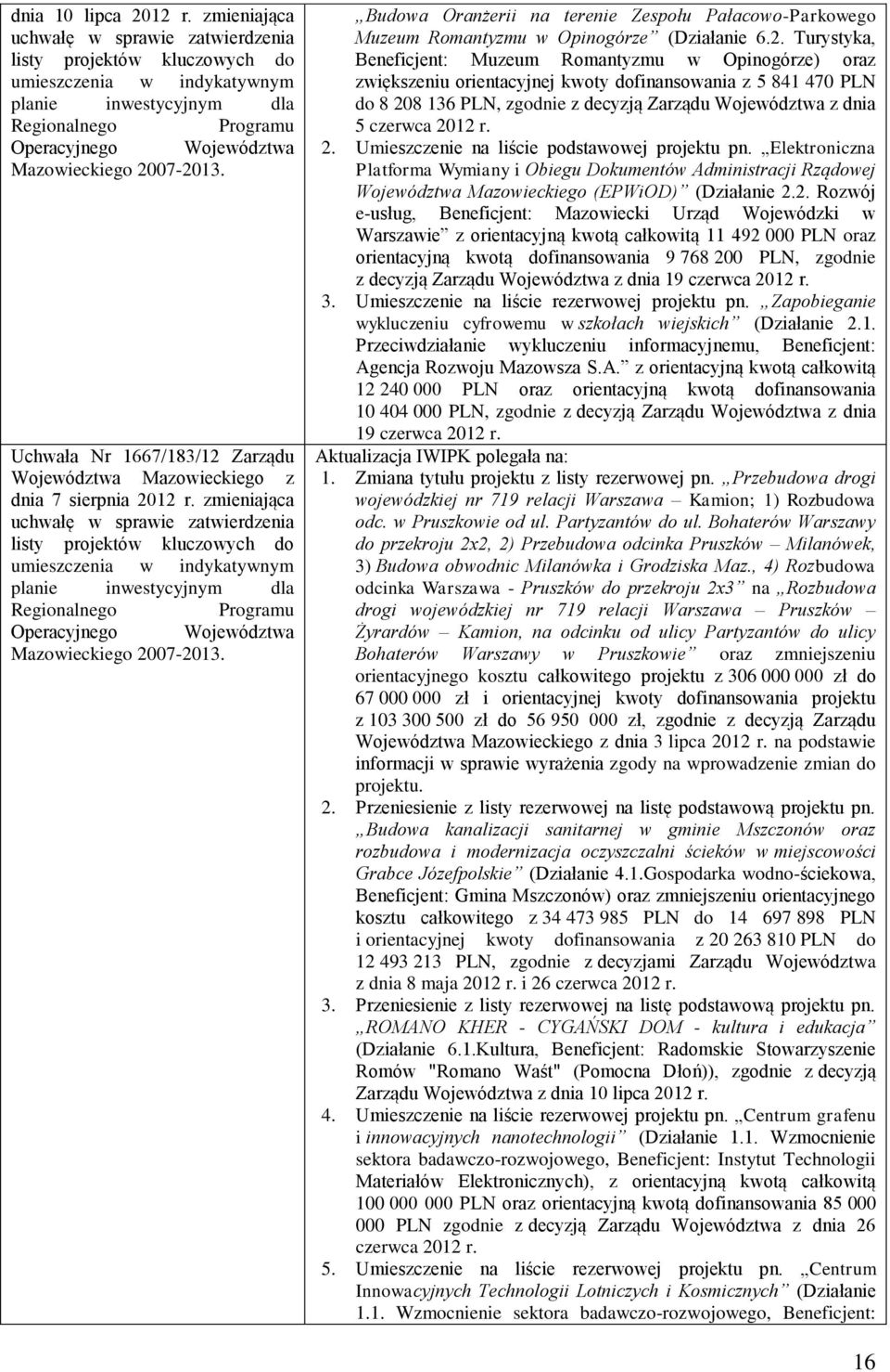 Uchwała Nr 1667/183/12 