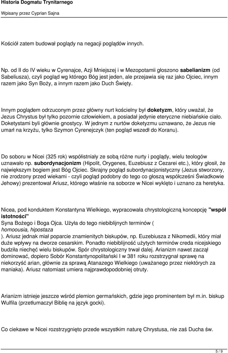 Boży, a innym razem jako Duch Święty.