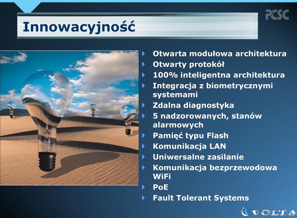 diagnostyka 5 nadzorowanych, stanów alarmowych Pamięć typu Flash