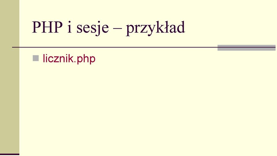 przykład