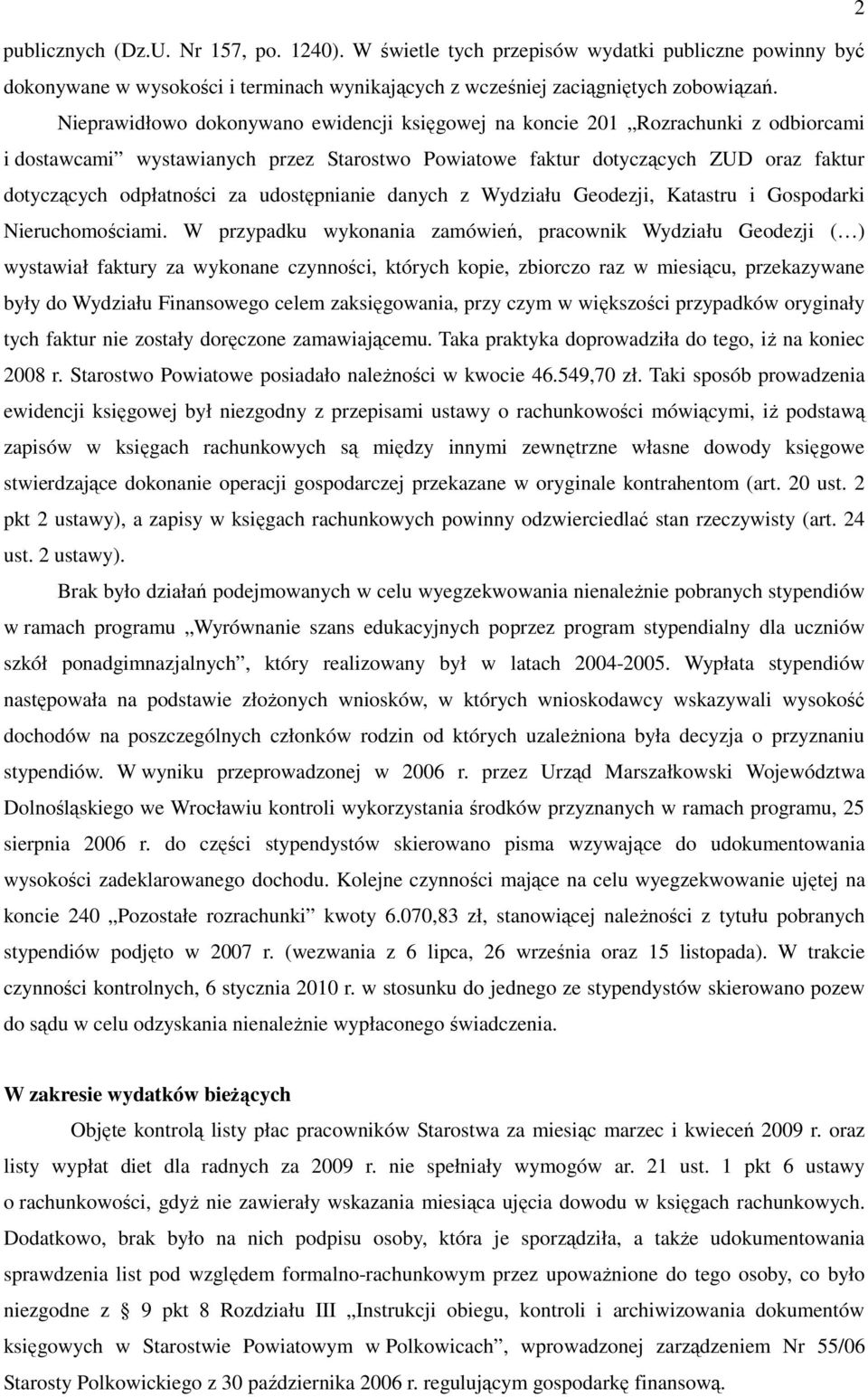 udostępnianie danych z Wydziału Geodezji, Katastru i Gospodarki Nieruchomościami.