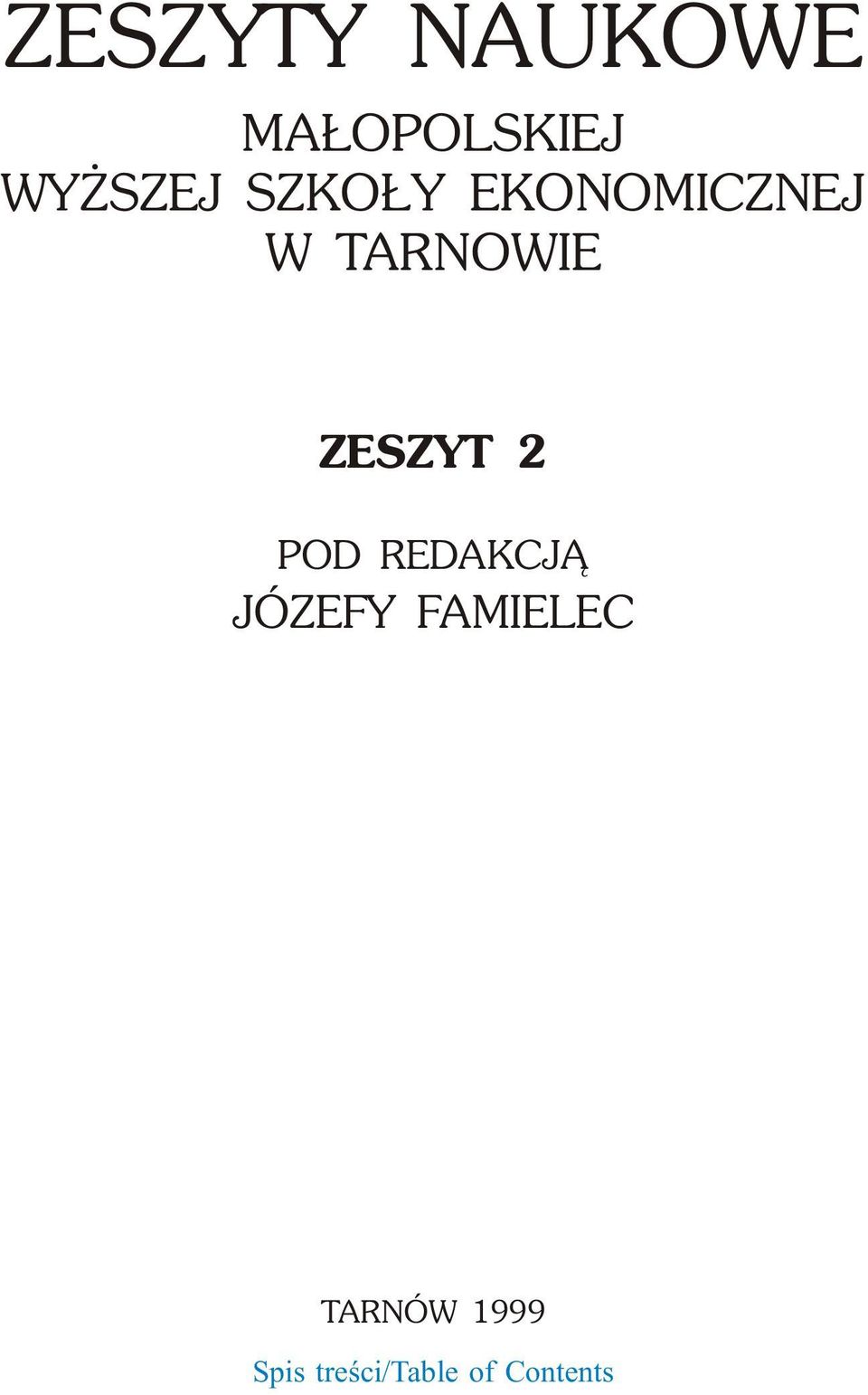 W TARNOWIE ZESZYT 2 POD