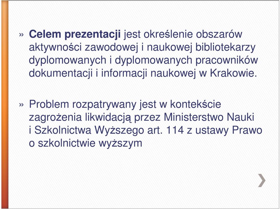 naukowej w Krakowie.