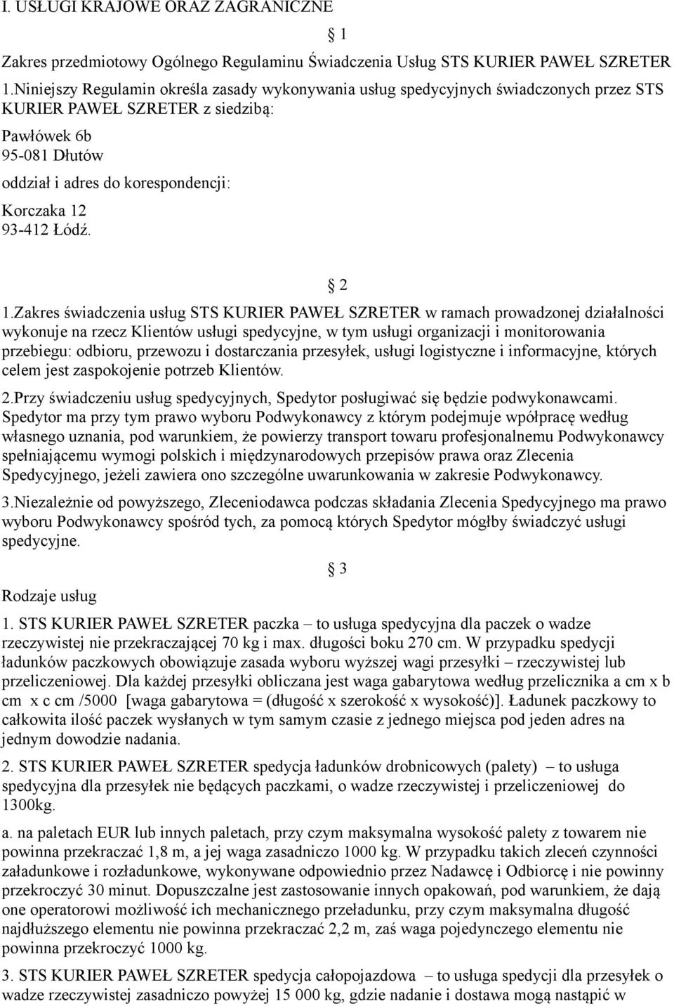 93-412 Łódź. 2 1.
