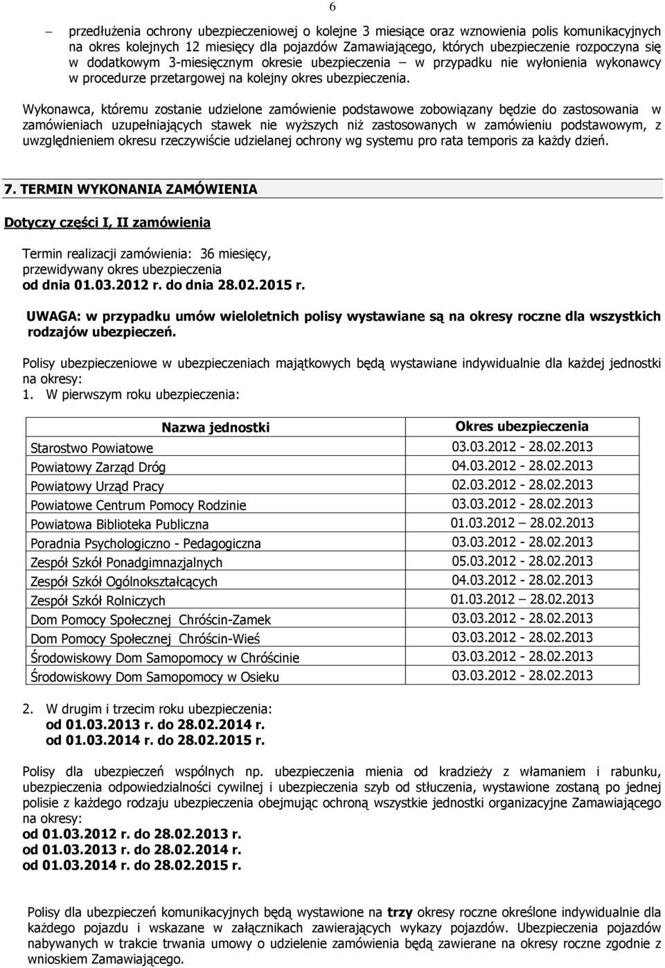 Wykonawca, któremu zostanie udzielone zamówienie podstawowe zobowiązany będzie do zastosowania w zamówieniach uzupełniających stawek nie wyższych niż zastosowanych w zamówieniu podstawowym, z
