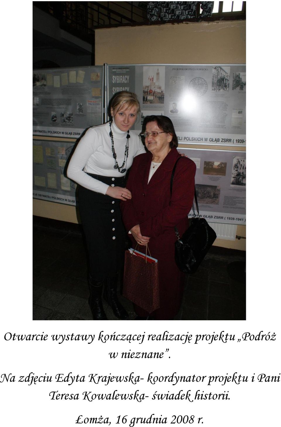 Na zdjęciu Edyta Krajewska- koordynator