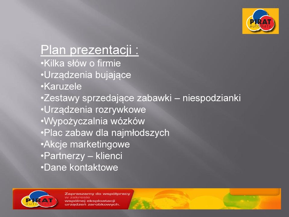 Urządzenia rozrywkowe Wypożyczalnia wózków Plac zabaw dla
