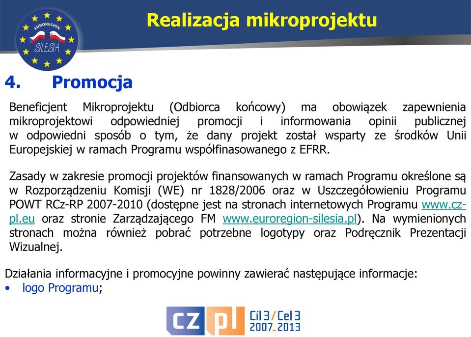 wsparty ze środków Unii Europejskiej w ramach Programu współfinasowanego z EFRR.
