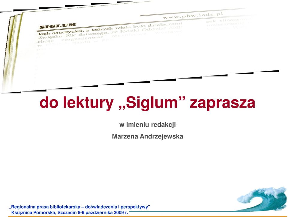 w imieniu