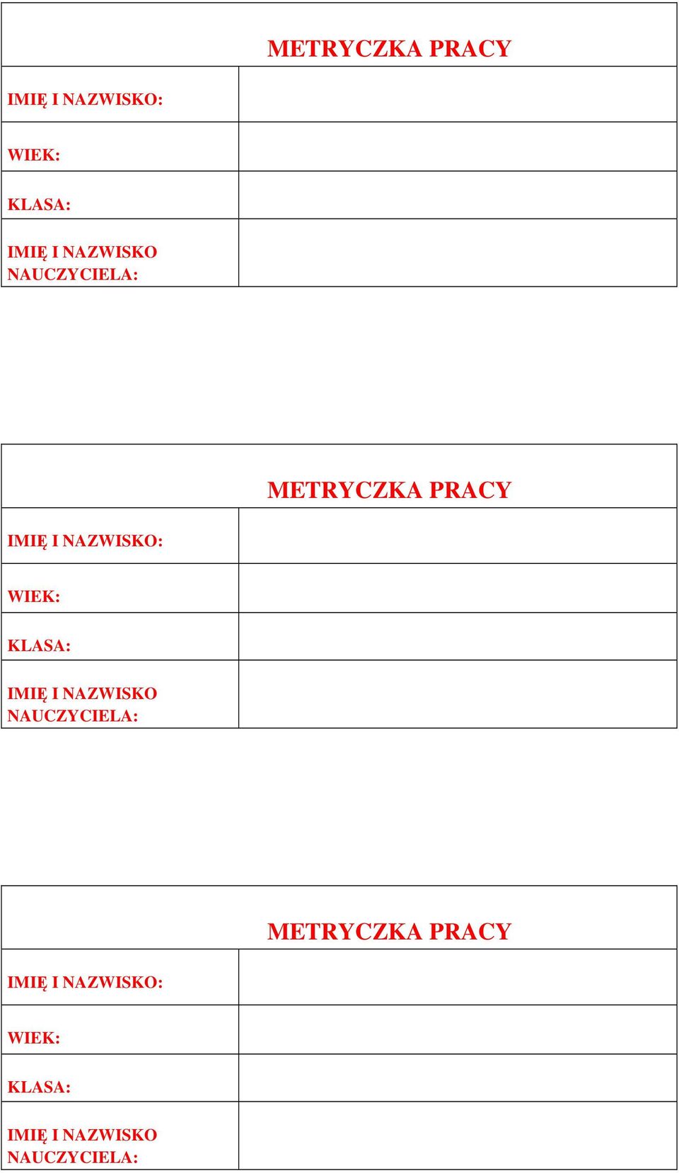 PRACY :