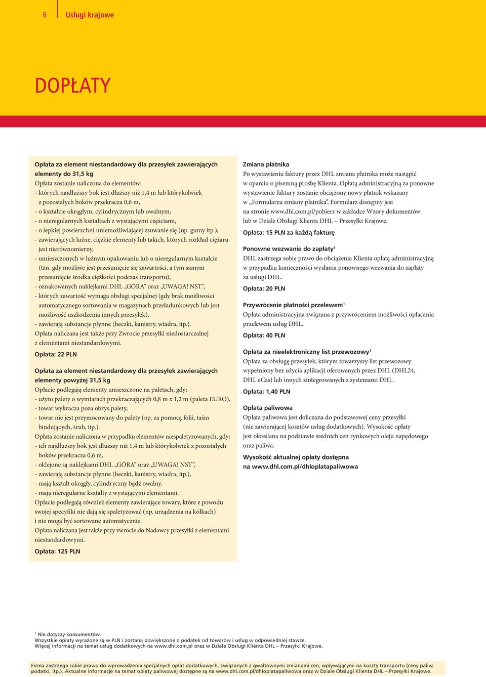 zsuwanie się (np. gumy itp.), - zawierających luźne, ciężkie elementy lub takich, których rozkład ciężaru jest nierównomierny, - umieszczonych w luźnym opakowaniu lub o nieregularnym kształcie (tzn.