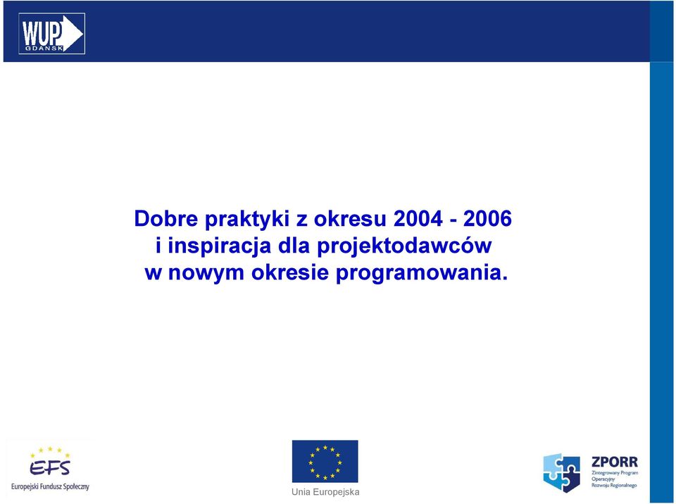 dla projektodawców w