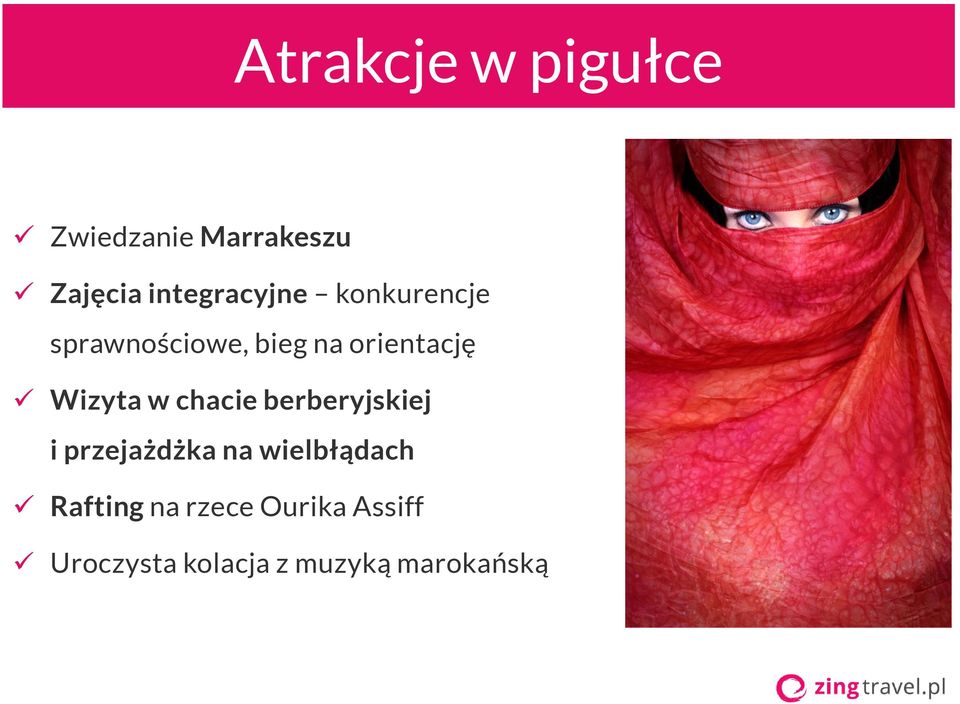 Wizyta w chacie berberyjskiej i przejażdżka na wielbłądach