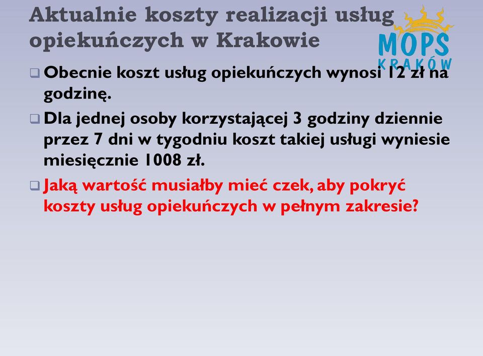 Dla jednej osoby korzystającej 3 godziny dziennie przez 7 dni w tygodniu koszt
