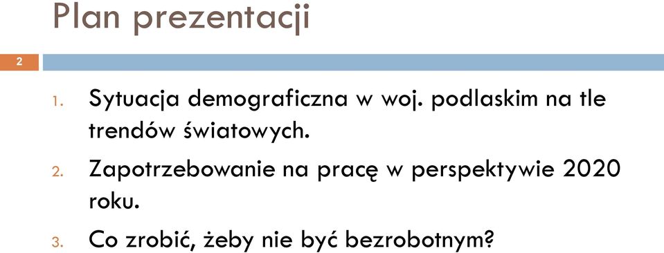 podlaskim na tle trendów światowych. 2.