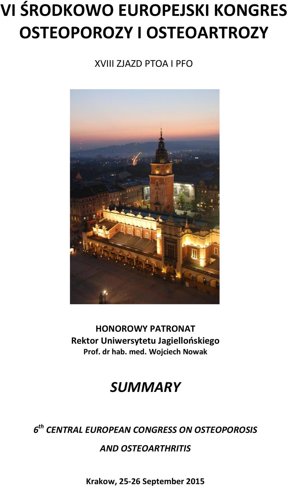 Jagiellońskiego Prof. dr hab. med.