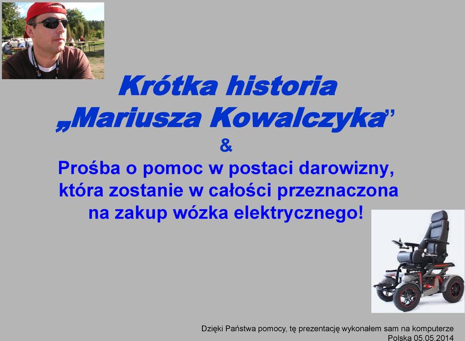 na zakup wózka elektrycznego!